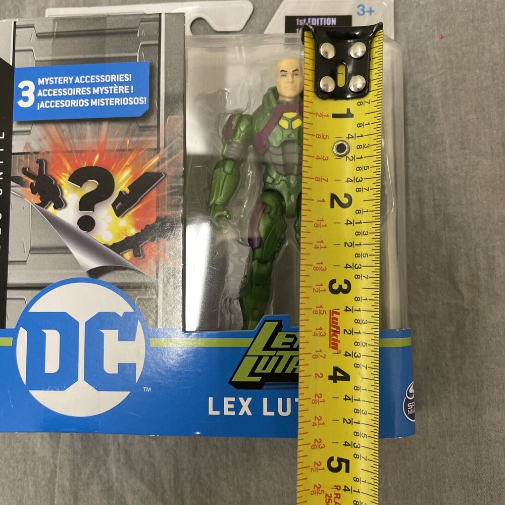 Sealed DC Spin Master Lex Luthor Figure *extremely Rare* Heroes Unite FS Charity - Picture 6 of 8
